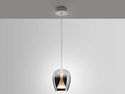 Подвесной светильник Schuller Suspiro Подвесной светильник хром/дымчатый D18 арт. 263398