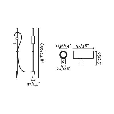 Светильник Faro Ландшафтный светильник CLAP 630 черный LED 6W 3000K 38° 24V арт. 184917