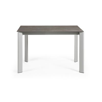 Стол La Forma (ех Julia Grup) Стол Atta 120 (180) x80 серый керамика Vulcano Ash арт. 053532