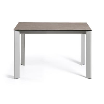 Стол La Forma (ех Julia Grup) Стол Atta 120 (180) x80 серый керамика Vulcano Ash арт. 053532
