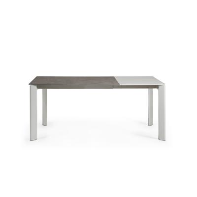 Стол La Forma (ех Julia Grup) Стол Atta 120 (180) x80 серый керамика Vulcano Ash арт. 053532