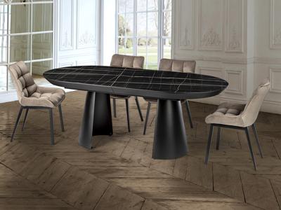 Стол Schuller Capri Раздвижной обеденный стол с мраморной столешницей арт. 194124