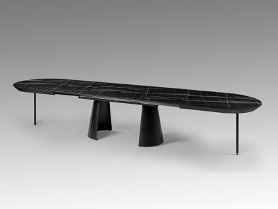 Стол Schuller Capri Раздвижной обеденный стол с мраморной столешницей арт. 194124