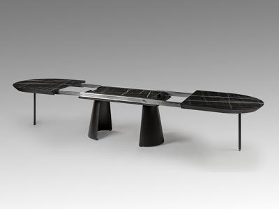 Стол Schuller Capri Раздвижной обеденный стол с мраморной столешницей арт. 194124