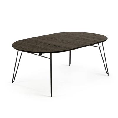 Стол La Forma (ех Julia Grup) Круглый стол Norfort 120(200) х 120 арт. 069511