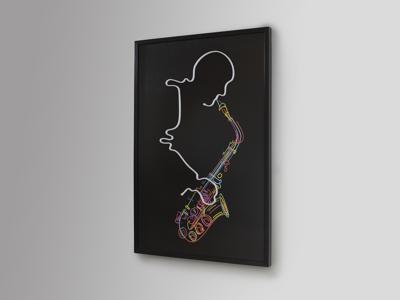 Постер Schuller Saxofon Светодиодная картина LED 80X120 арт. 439170