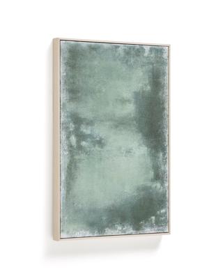 Постер La Forma (ех Julia Grup) Абстрактная картина Selnar зеленая 60 x 90 см арт. 424899