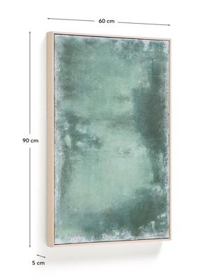 Постер La Forma (ех Julia Grup) Абстрактная картина Selnar зеленая 60 x 90 см арт. 424899