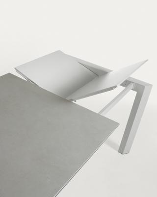 Стол La Forma (ех Julia Grup) Стол Atta160 (220) x90 серый керамика арт. 053502