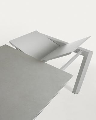 Стол La Forma (ех Julia Grup) Стол Atta 140 (200) x90 керамика серый арт. 051218
