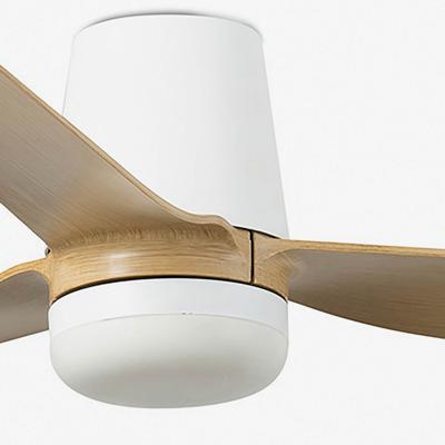 Вентилятор  Faro Потолочный вентилятор PUNT TUB M Ш1300 белый/клен 3P LED 18W TUYA арт. 220141