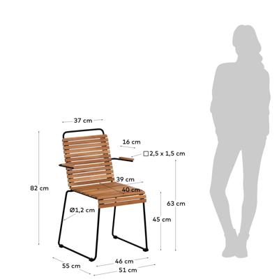 Стул La Forma (ех Julia Grup) Стул Yukari арт. 077917
