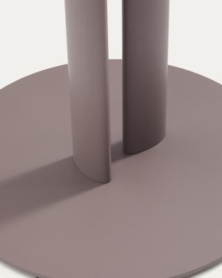 Стол La Forma (ех Julia Grup) Уличный стол Sedalis из стали со столешницей из серо-коричневого алюминия Ø80 см арт. 251577