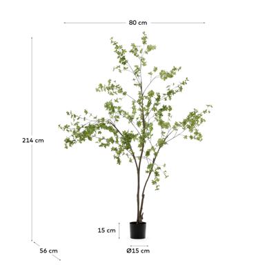 Цветок La Forma (ех Julia Grup) Enkianthus Искусственное дерево с черным горшком 214 см арт. 178076