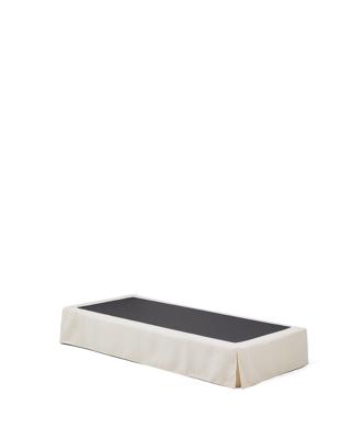 Кровать La Forma (ех Julia Grup) Основание кровати Jaira со съемным чехлом из белого шенилла для матраса 90 х 200 см арт. 447737