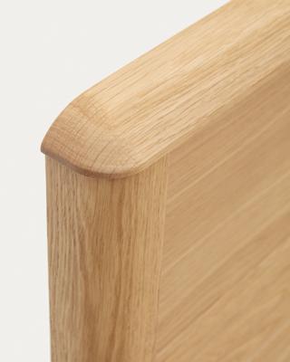 Кровать La Forma (ех Julia Grup) Lenon Кровать из шпона дуба для матраса 160 x 200 см арт. 157065