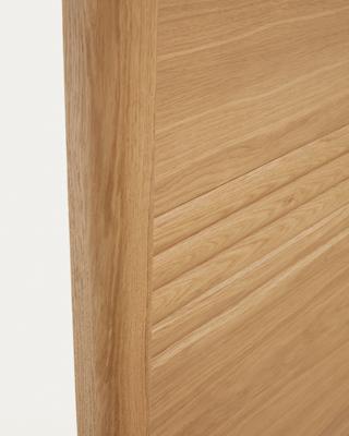 Кровать La Forma (ех Julia Grup) Lenon Кровать из шпона дуба для матраса 160 x 200 см арт. 157065