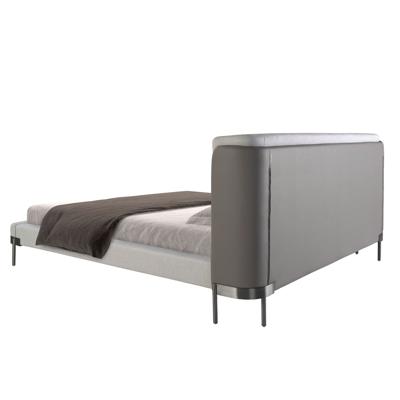 Кровать Angel Cerda Кровать 7156/GC2123 серая ткань/экокожа 180 x 200 см арт. 181717