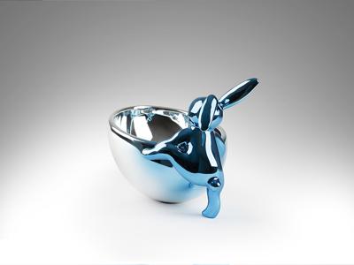 Статуэтка Schuller Cuenco Rabbit Декоративная фигура синий/серебряный арт. 465799