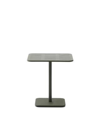Стол La Forma (ех Julia Grup) Уличный стол Brai из зеленой оцинкованной стали 70 x 70 см арт. 262251
