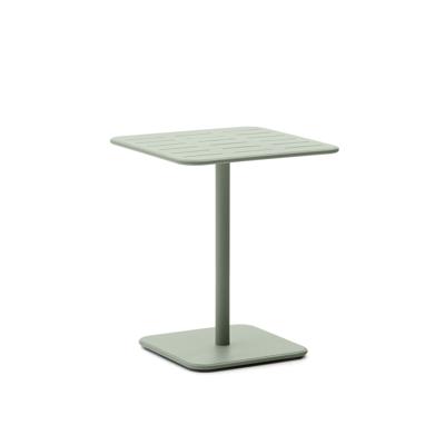 Стол La Forma (ех Julia Grup) Уличный стол Brai из оцинкованной стали бирюзового цвета 70 x 70 см арт. 262361