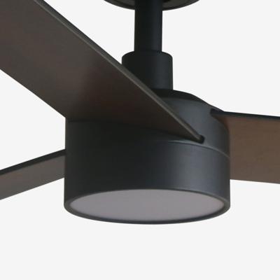 Вентилятор  Faro Потолочный вентилятор RUDDER L 3 Ш1320 черный/орех 3 P LED DIM TUYA арт. 220481