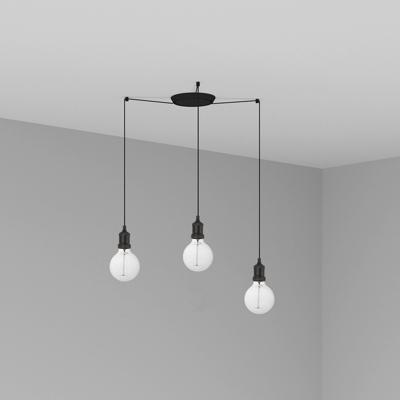 Подвесной светильник Faro Люстра Art 3L черная арт. 107778
