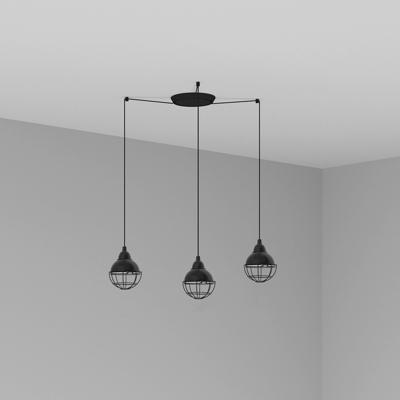 Подвесной светильник Faro Люстра Claire 3L черный арт. 107885