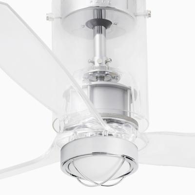 Вентилятор  Faro Потолочный вентилятор Mini Tube Fan LED прозрачный арт. 104110
