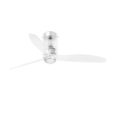 Вентилятор  Faro Потолочный вентилятор Mini Tube Fan LED прозрачный арт. 104110