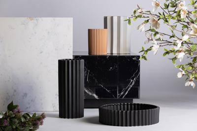 Ваза Vical Ваза Plisse Stone коричневая арт. 168027