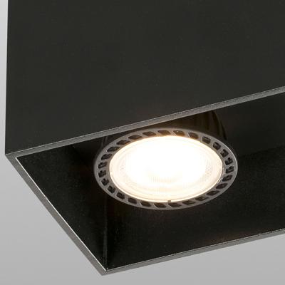 Потолочный светильник Faro Светильник Tecto черный 2xGU10 50W арт. 061659
