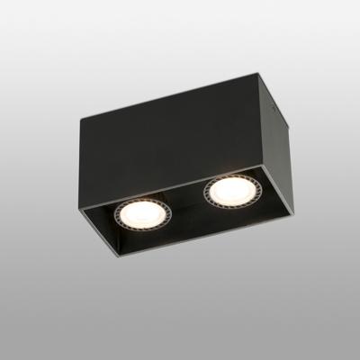 Потолочный светильник Faro Светильник Tecto черный 2xGU10 50W арт. 061659