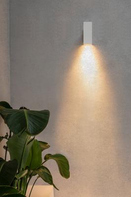 Бра Faro Уличный настенный светильник KOV квадратный белый LED 2x6W 3000K 34°/34° арт. 184719