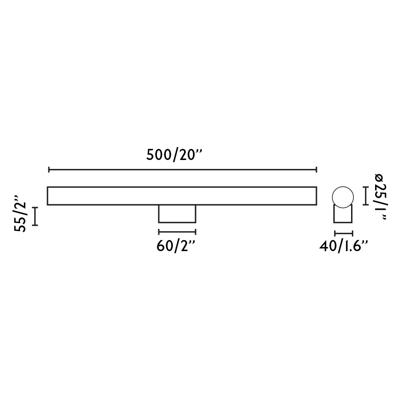 Бра Faro CALMA Настенный светильник LINESTRA терракотовый 7W 2700K арт. 220935