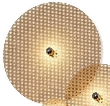 Бра Aromas del Campo Бра Tan Tan A1053/5 см золотой металл + 1125/90 см черный ротанг арт. 118947