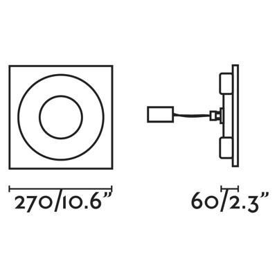 Бра Faro Настенный светильник Navi белый 12W 2700K арт. 113663