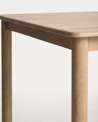 Стол La Forma (ех Julia Grup) Комплект садовой мебели Sori стол и 4 стула Arinella из акации и бежевой веревки арт. 491526