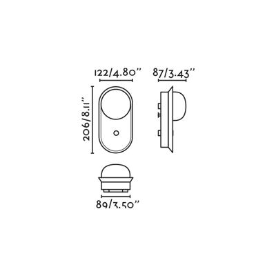 Бра Faro Черный настенный светильник Maya LED 8W 2700K арт. 152550