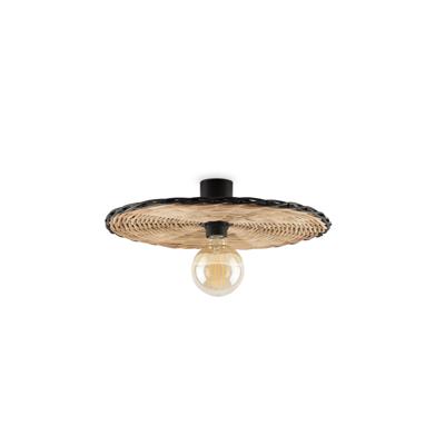 Бра Faro Настенный/потолочный светильник Costas 400 H70 черный/из ротанга арт. 152552