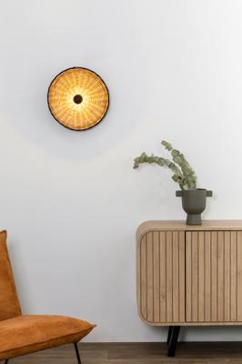 Бра Faro Настенный/потолочный светильник Costas 400 H70 черный/из ротанга арт. 152552
