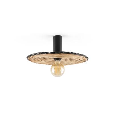 Бра Faro Costas 400 H140 Настенный/потолочный светильник черный/из ротанга арт. 152448