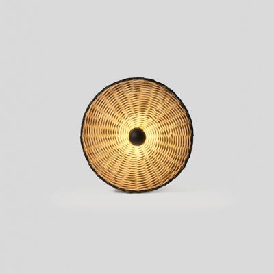 Бра Faro Costas 400 H140 Настенный/потолочный светильник черный/из ротанга арт. 152448