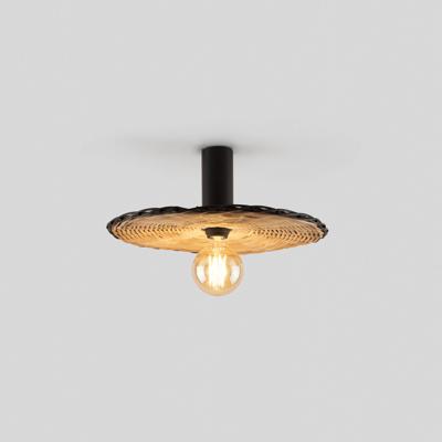 Бра Faro Costas 400 H140 Настенный/потолочный светильник черный/из ротанга арт. 152448