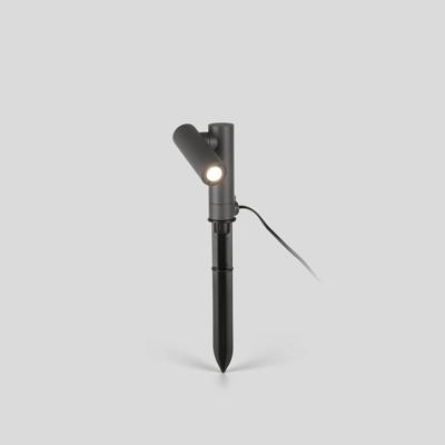 Светильник Faro Темно-серая лампа Spy 145 на столбе  LED 6W 3000K 30° арт. 152494