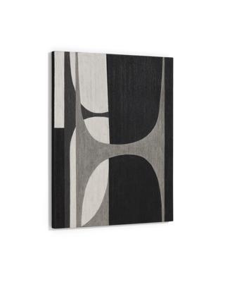 Постер La Forma (ех Julia Grup) Абстрактная черно-белая картина Onure, 80 x 100 см арт. 481271