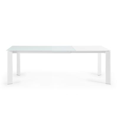 Стол La Forma (ех Julia Grup) ATTA Стол 160 (220) x90 белое стекло арт. 045454