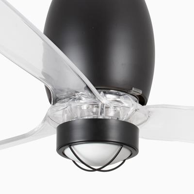 Вентилятор  Faro Потолочный вентилятор Eterfan LED мат. черный/прозрачный 128 см арт. 104239