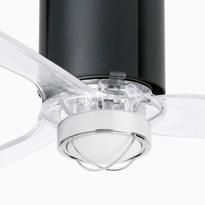 Вентилятор  Faro Потолочный вентилятор Mini Tube Fan LED черный/прозрачный 128 см арт. 104328