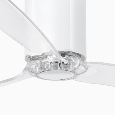 Вентилятор  Faro Ярко-белый / прозрачный потолочный вентилятор Mini Tube Fan арт. 061235